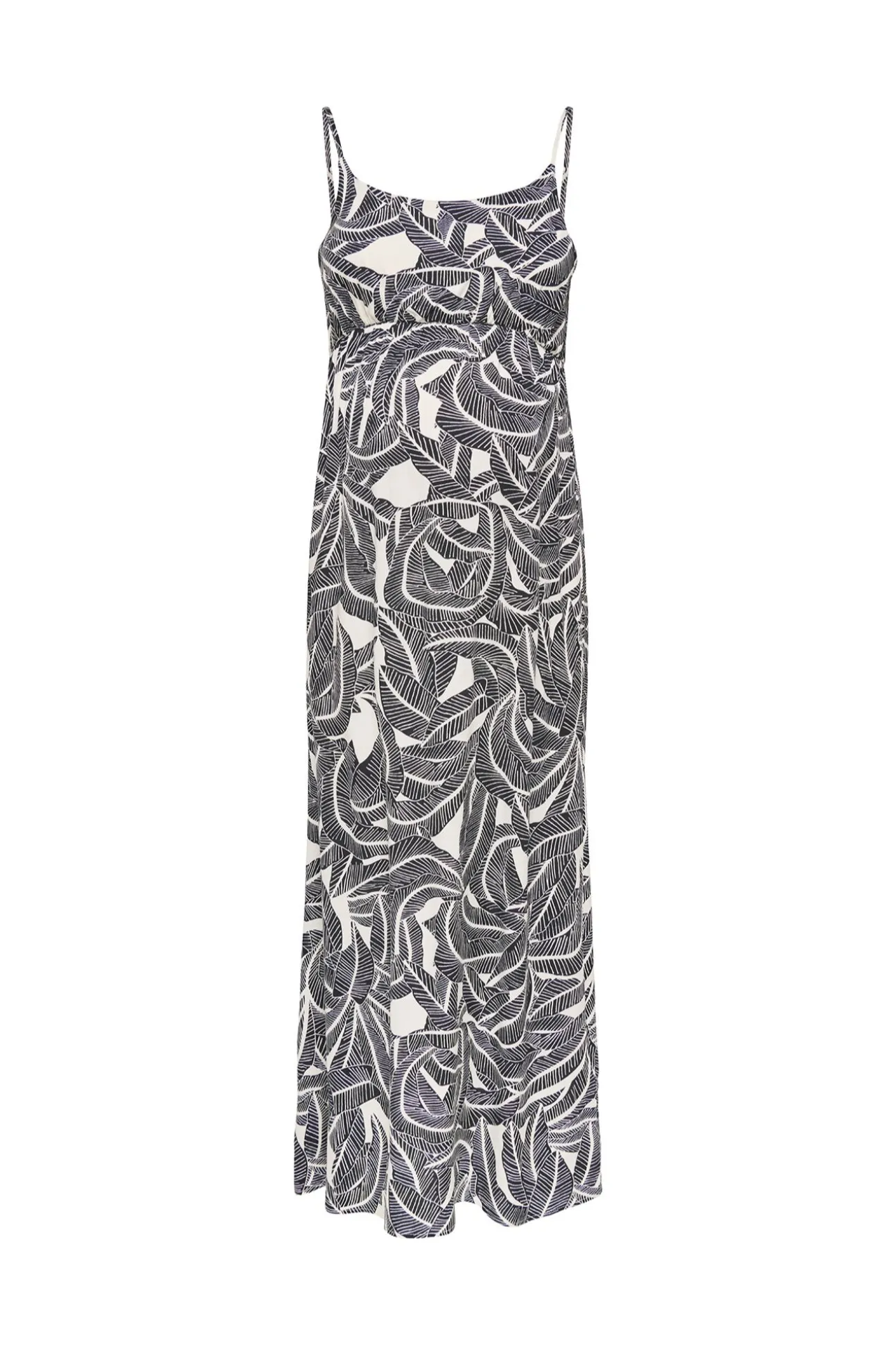 Vestido comprido estampado maternity