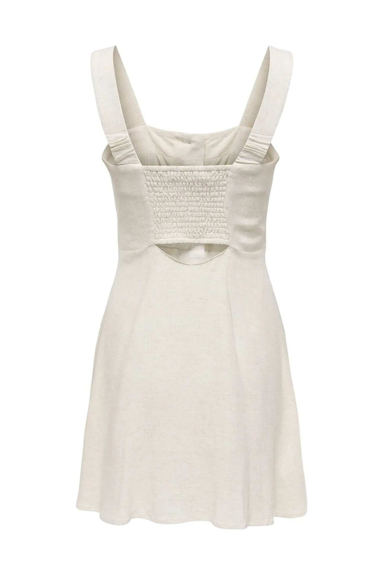 Vestido curto de linho