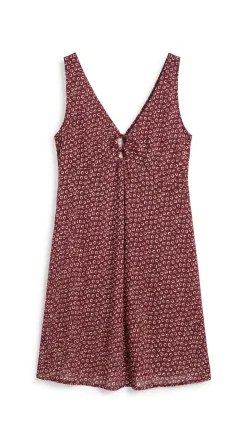 Vestido curto estampado