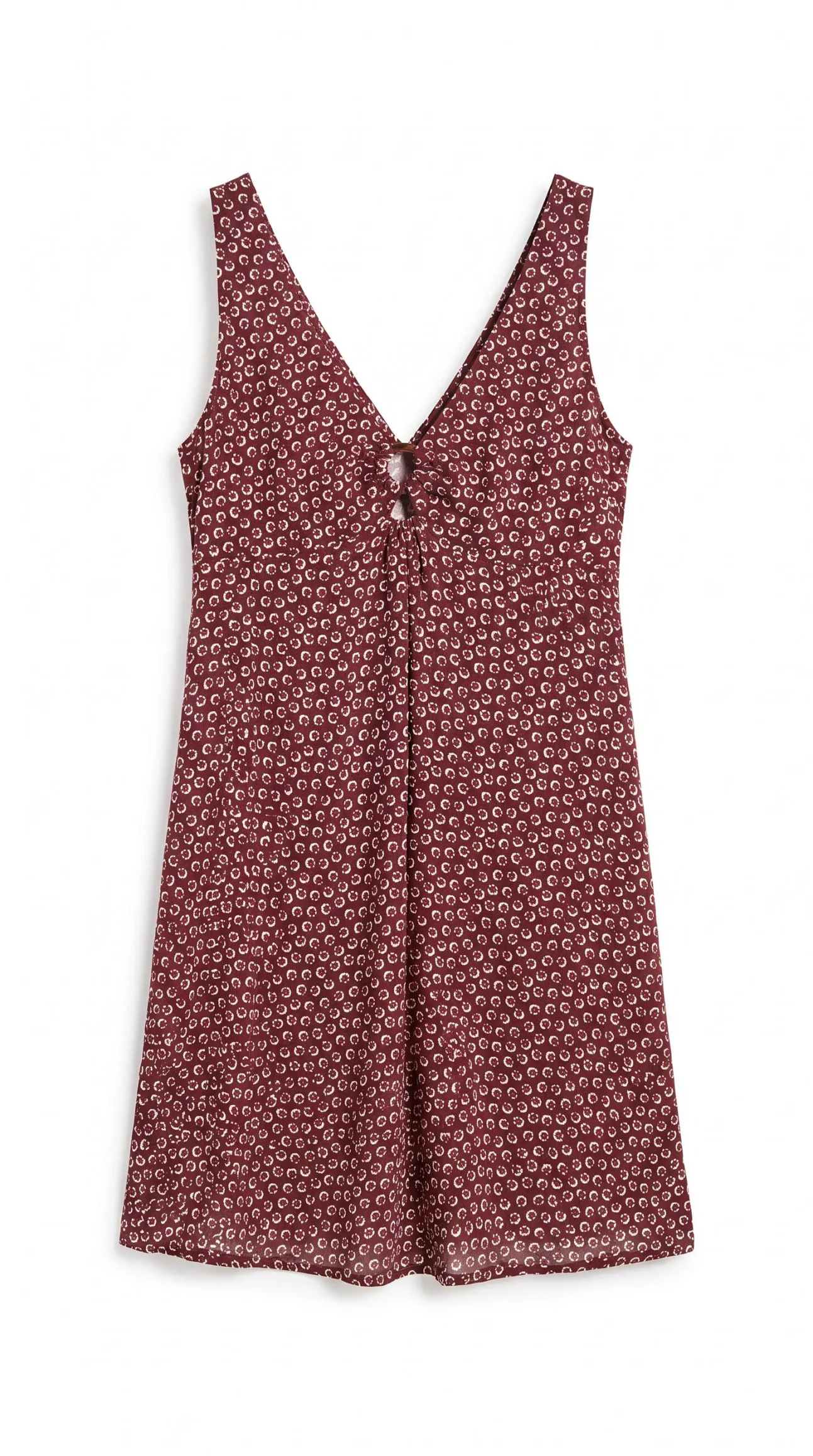 Vestido curto estampado