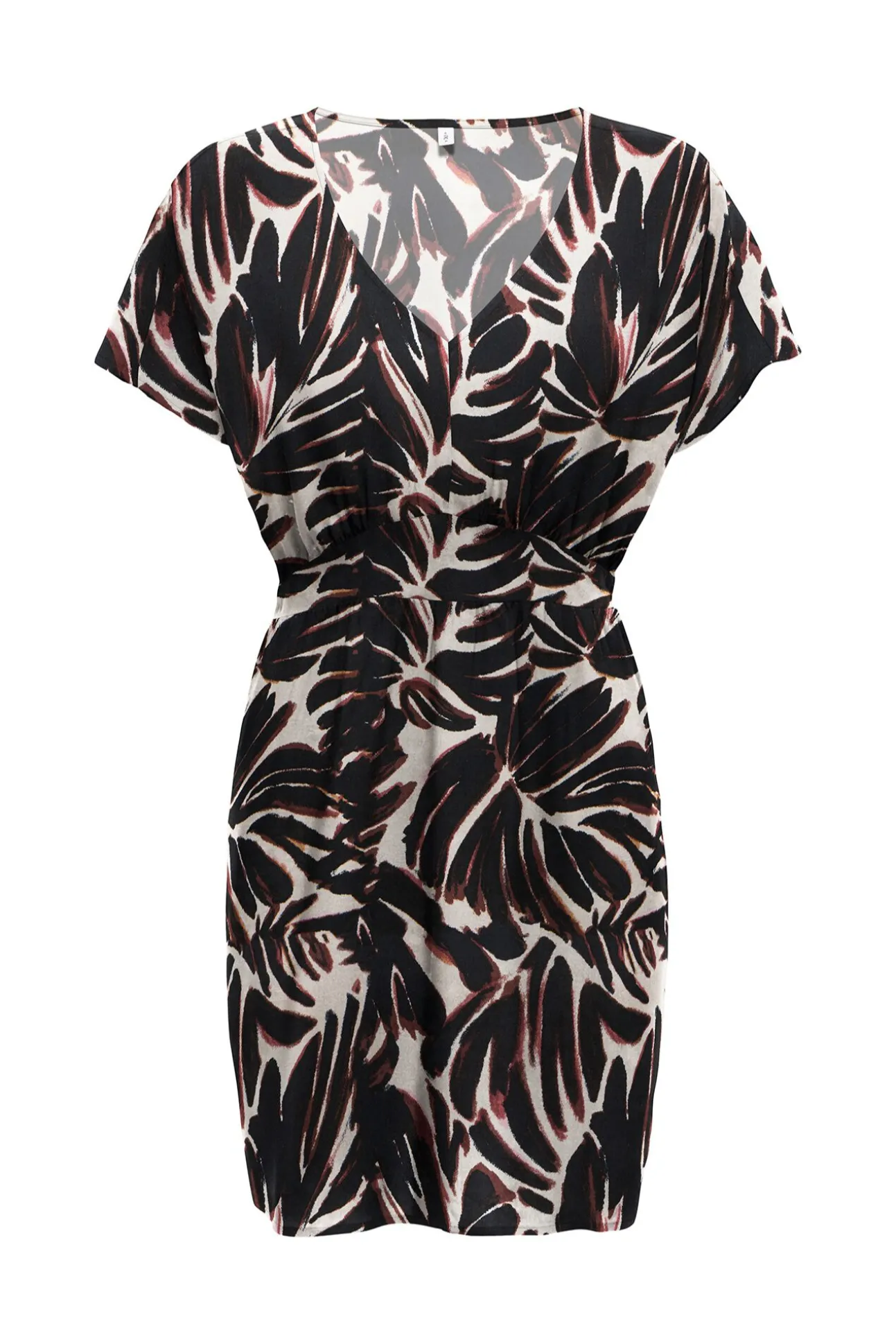 Vestido curto estampado floral