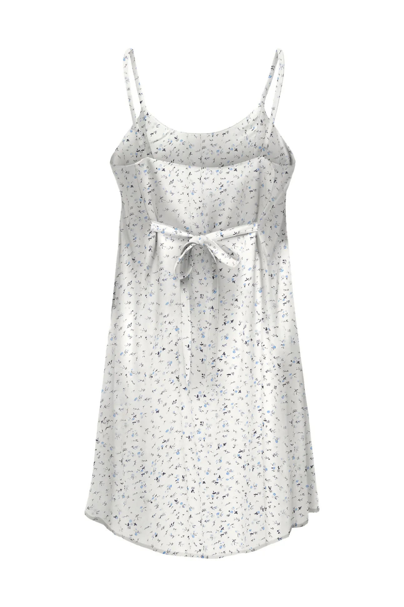 Vestido curto estampado floral