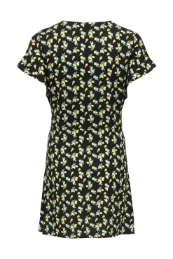 Vestido curto estampado maternity