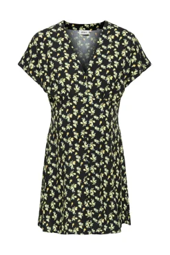 Vestido curto estampado maternity