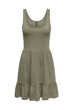 Vestido curto liso