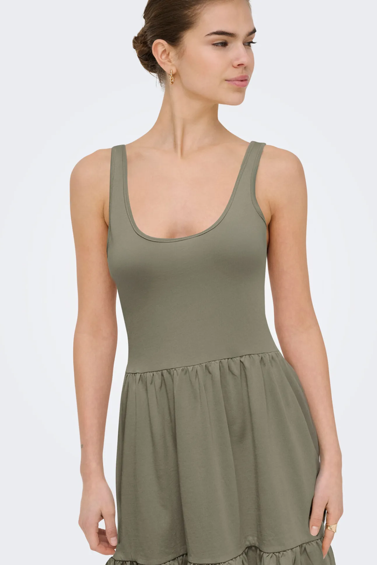 Vestido curto liso