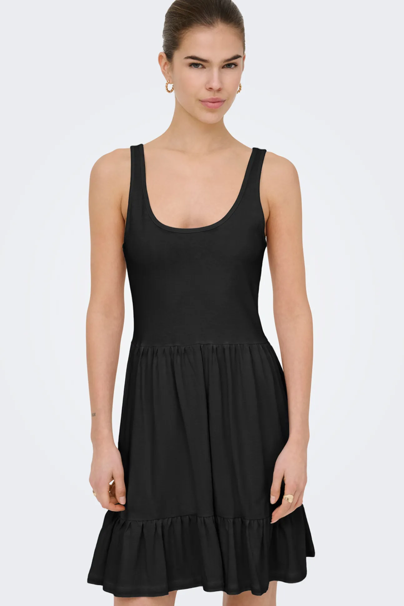 Vestido curto liso