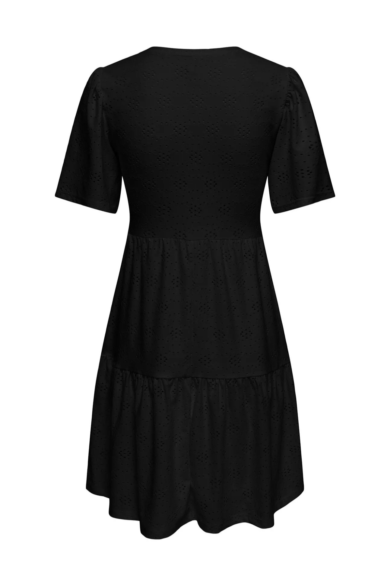 Vestido curto recortado