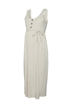 Vestido de alças maternity e amamentação