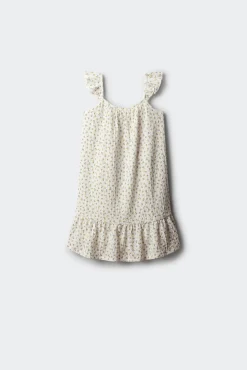 Vestido de flores para menina