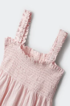 Vestido estampado vichy menina