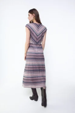 Vestido estructura multicolor