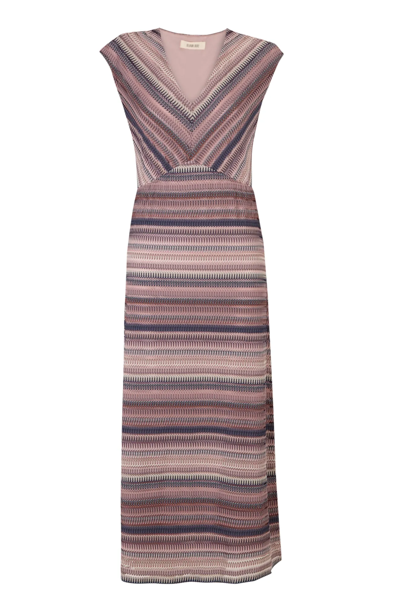 Vestido estructura multicolor