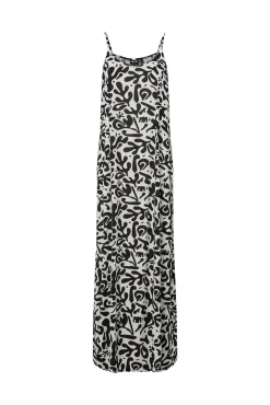 Vestido maxi de alças