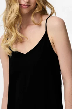 Vestido midi de alças