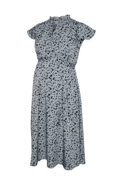 Vestido midi maternity e amamentação