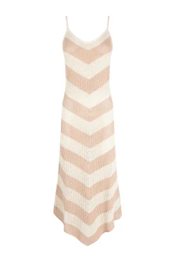 Vestido punto bicolor