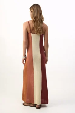 Vestido punto multicolor