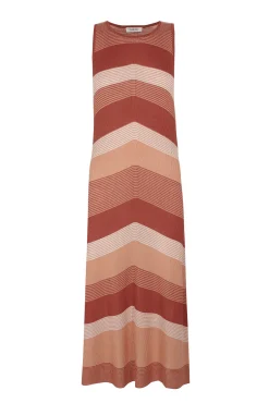 Vestido punto zig zag