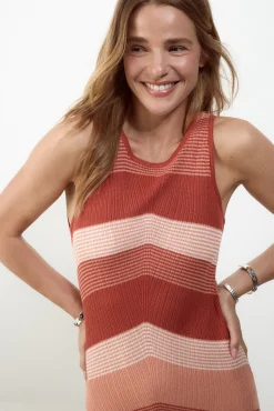 Vestido punto zig zag